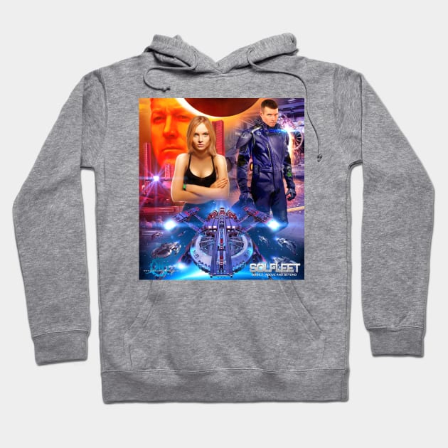 Solfleet: Above and Beyond Hoodie by Plasmafire Graphics